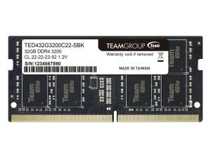 Памет Team Group Elite DDR4 SO-DIMM 32GB 3200MHz CL22 1.2V TED432G3200C22-S01
