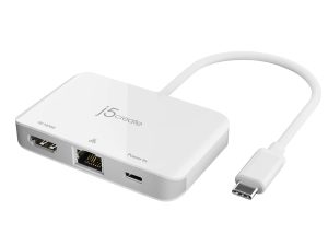 Мрежови адаптер/хъб/ j5create JCA351, Gigabit, 4K HDMI