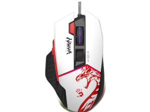 Геймърска мишка A4tech bloody W95 Max, Жична, 12000 cpi, Naraka,Черен/Бял