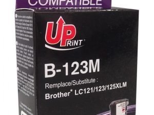 Мастилница UPRINT LC121/123/127 BROTHER, Magenta