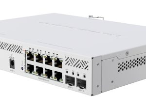 Суич MikroTik CSS610-8P-2S+IN, 8 x Gigabit Ethernet ports, 2 x SFP