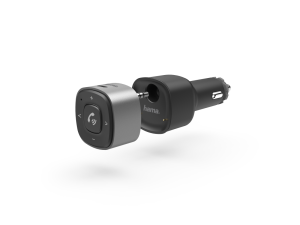 Блутут приемник за кола HAMA 3.5 мм жак, USB зарядно, 2.4 A, 14159