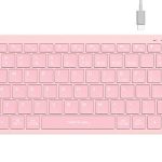 Безжична клавиатура A4TECH FBX51C FSTyler, розово