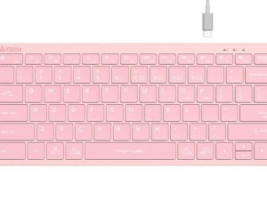 Безжична клавиатура A4TECH FBX51C FSTyler, розово