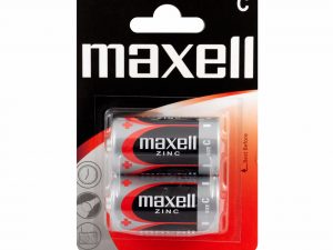 Цинк Манганова батерия MAXELL R14 /2 бр. в блистер/ 1,5V