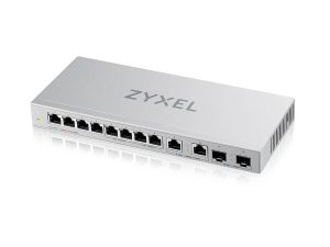 Суич ZYXEL XGS1010-12, 10 портов неуправляем, Gigabit, 2xSFP