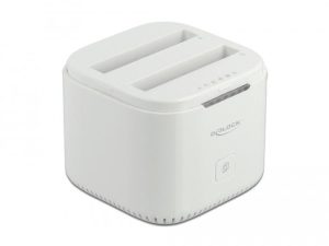 Станция Delock USB-C, За 2 x 2.5″ SATA HDD / SSD, Клониране