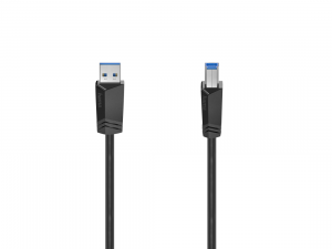 Кабел HAMA USB 3.0 -A мъжко -B мъжко, 1.5 м, 1 звезда
