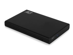 Чекмедже за твърд диск ACT AC1225, SATA, 2.5", USB-C 3.2 Gen2, Черен