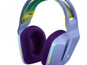 Геймърски слушалки Logitech G733 Lilac Lightspeed Wireless RGB, Микрофон, Лилави