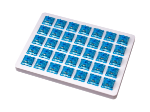 Суичове за механична клавиатура Keychron Gateron Phantom Blue Switch, Комплект 35 броя