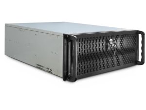 Кутия за сървър InterTech 4U-4129L - Mini ITX, mATX, μATX, ATX, SSI EEB, Чернa