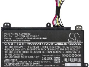 Батерия  за лаптоп  CAMERON SINO AS15B3N, за Acer Predator 15 G9-591, G9-592, G9-593, 17, G9-791, G9-792, G9-793, 17X, GX-791, GX-792, 21X, 14.4V, 5800mAh