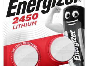 Бутонна батерия литиева  CR2450 3V 2 бр. в блистер / цена за 2 бр./ ENERGIZER