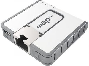 Безжичен Access Point MikroTik mAP Lite RBmAPL-2nD, 64MB RAM, 1xLAN 10/100, 802.3af/at