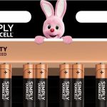 Алкална батерия LR6 AA  8pk блистер SIMPLY MN1500   DURACELL