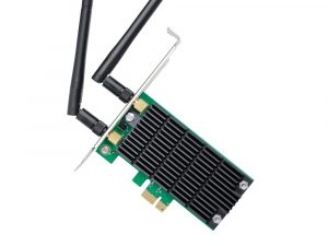 Безжичен адаптер TP-LINK Archer T4E, AC1200 dual band, PCI-EX, две външни антени
