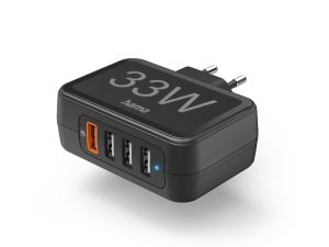Мрежово зарядно 33 W, 4xUSB, HAMA-201629