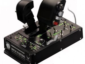 Жичен джойстик,  авиосимулатор Thrustmaster HOTAS Warthog Dual Throttles  за PC, Черен