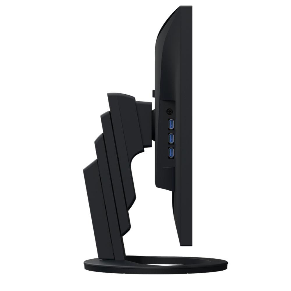 Монитор EIZO FlexScan EV2485, IPS, 24 inch, Wide, UXGA, DisplayPort, HDMI, USB-C, USB Hub, Черен - Image 8