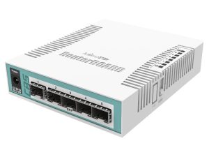 Cloud Router суич Mikrotik CRS106-1C-5S, 1xGigabit LAN, 5xSFP cages
