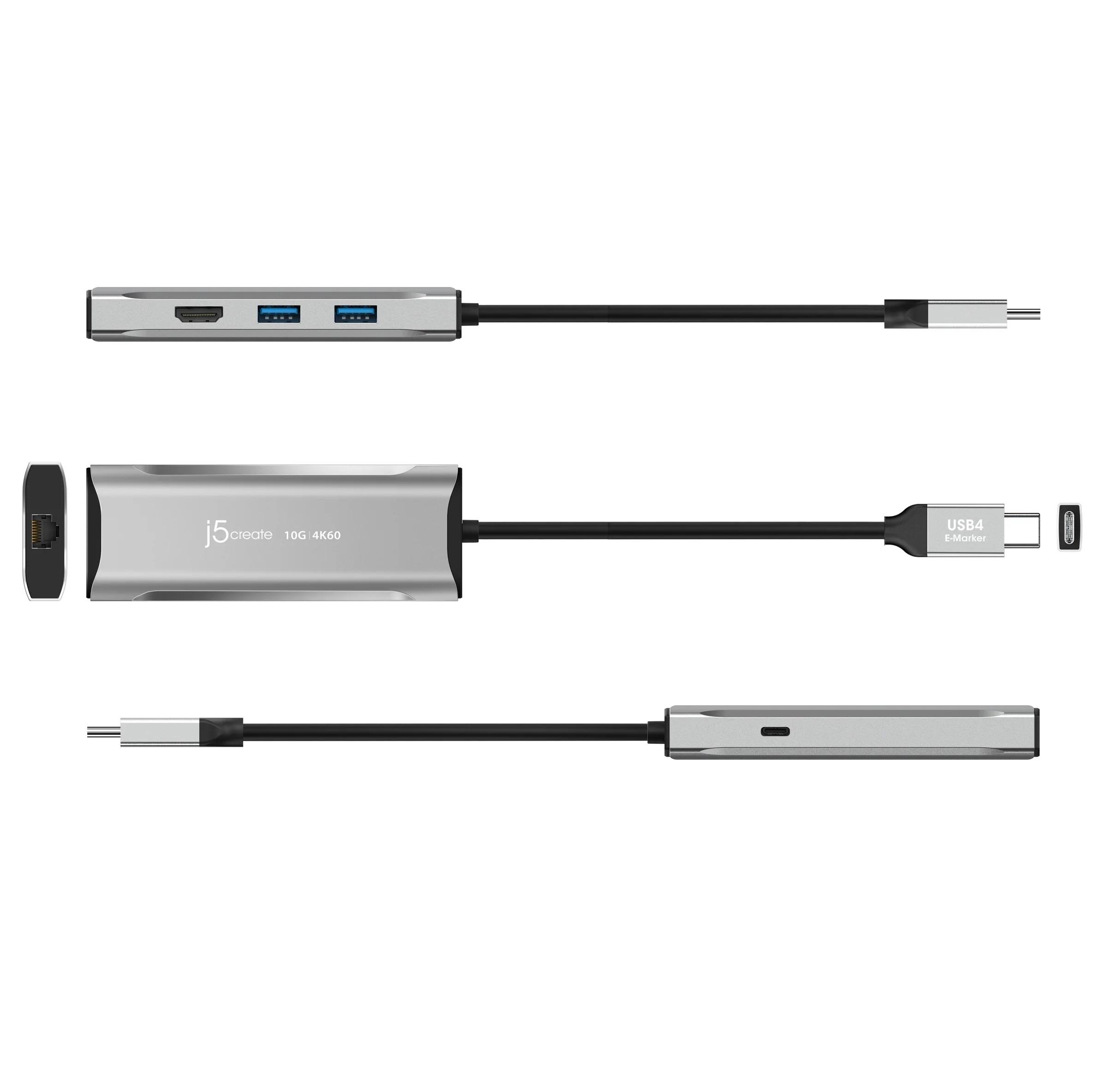 Докинг станция j5create JCD392 100W, USB-C, 10Gbps, 4K60 - Image 6