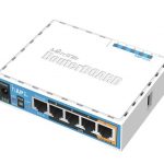 Безжичен Access point MiKrotik RB952Ui-5ac2nD, 5 x 10/100 Mbps, USB-A, PoE, Бял