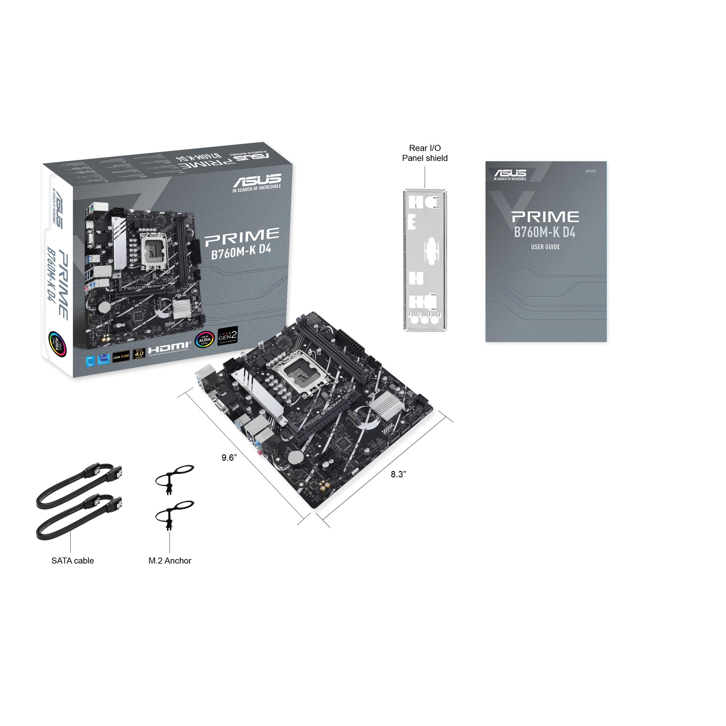 Дънна платка ASUS PRIME B760M-K D4, LGA 1700, mATX - Image 5