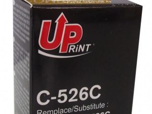 Мастилница UPRINT CLI526 CANON, С чип, Cyan