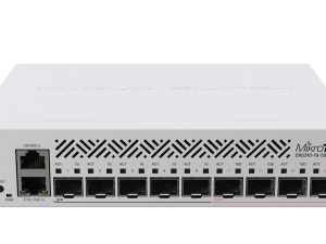 Суич MikroTik CRS310-1G-5S-4S+IN, L3 Gigabit Ethernet (10/100/1000), Захранване по Ethernet (PoE) 1U
