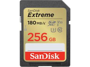 Карта памет SANDISK Extreme SDXC, 256GB, UHS-1,Class 10, U3, V30, 130 MB/s
