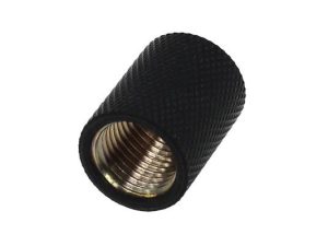 Муфа Alphacool, Вътрешна резба G1/4 AG - G1/4 AG, Черен мат