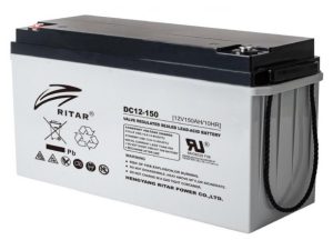 Оловна AGM батерия RITAR (DC12-150), 12V, 150Ah, F12/M8, За соларни системи