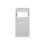 USB памет KINGSTON DataTraveler Micro, 128GB,USB-A 3.2 Gen 1, Сребрист