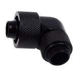 Фитинг Alphacool Eiszapfen, Удължител, 90°, 16/10mm, G1/4, Черен мат