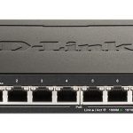 Суич D-Link DGS-1100-08PV2/E, 8 портов PoE 10/100/1000 Gigabit Smart Switch, управляем, за монтаж в шкаф