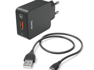 Зарядно устройство 220V micro USB + кабел, 3 A, 201621