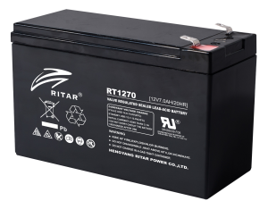 Оловна Батерия RITAR, (RT1270) AGM, 12V, 7Ah, 151/ 65/ 94 mm, Терминал1
