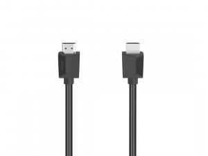 Кабел HAMA High-Speed, HDMI мъжко - HDMI мъжко, 4K, 3м, 18Gbit/s, Ethernet, Eкраниран, Черен
