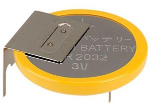 Бутонна батерия литиева EVE BATTERY CR 2032, 3V, с накрайници, industrial