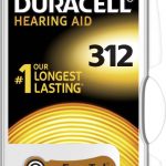 Батерия цинково въздушна DURACELL ZA312 6 бр. бутонни за слухов апарат в блистер