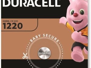 Бутонна батерия литиева DURACELL  CR1220 3V 1PK блистер