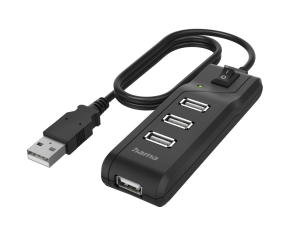 USB хъб, 4 порта, HAMA-200118