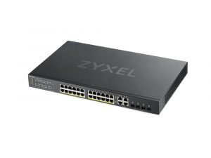 Суич ZYXEL GS1920-24HPV2, 24 портов Gigabit Smart-Managed PoE, за монтаж в шкаф
