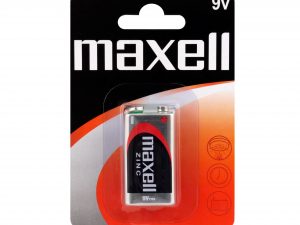 Цинк Манганова батерия MAXELL 6F22 /9V/ 1 бр. в блистер -20бр/кутия