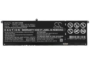 Батерия за лаптоп CAMERON SINO, За DELL Inspiron 13 5310 V6W33, 15.0V, 3500mAh