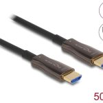 Оптичен кабел Delock, HDMI 8K, 60Hz, 48Gbps, 50 m