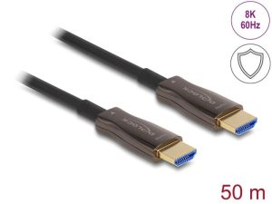Оптичен кабел Delock, HDMI 8K, 60Hz, 48Gbps, 50 m