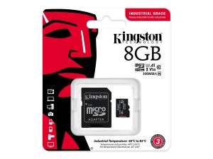 Карта памет Kingston Industrial microSDHC/SDXC 8GB, Class 10