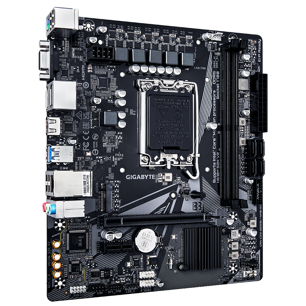 Дънна платка GIGABYTE H610M-S2H V2 DDR5 - Image 2